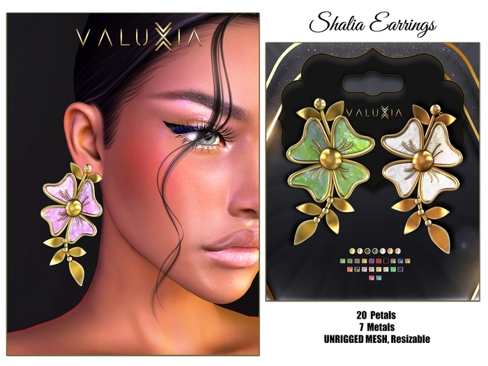 VALUXIA - Shalia Earrings (UNRIGGED/RESIZER)