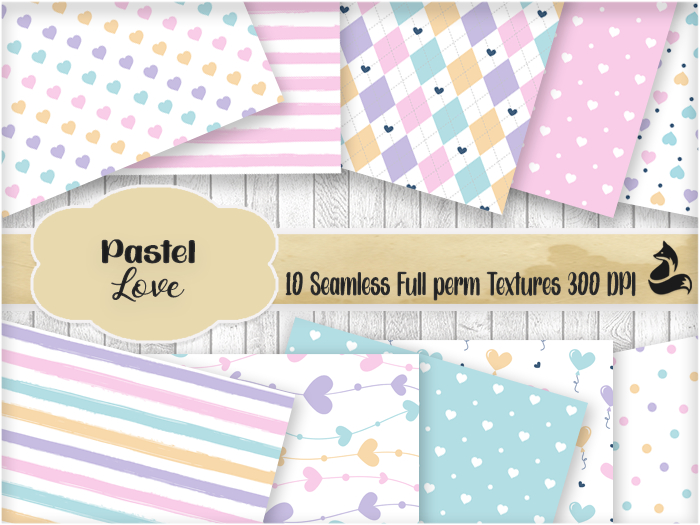 FF Pastel Love Seamless Textures