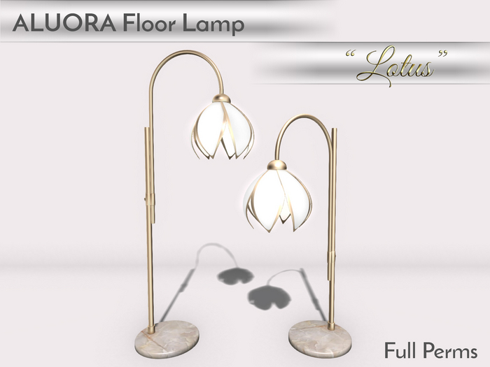 ALUORA Floor Lamp "Lotus" - Full Perms