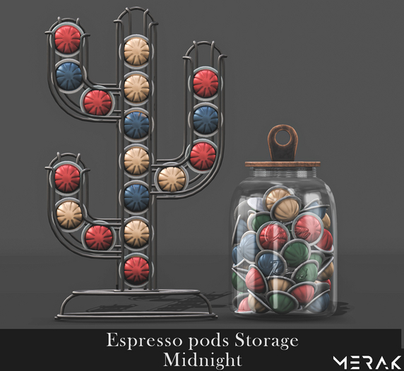 [Merak] - Coffee Pods Storage - Dark