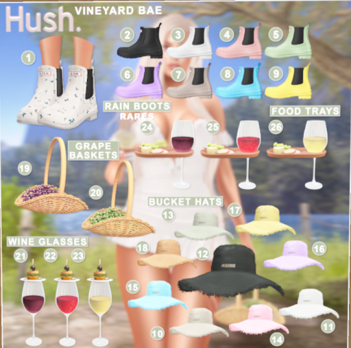 1. Hush . Rain Boots . Legacy . Butterfly . RARE