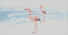 Flamingo Seas by Lotus Li