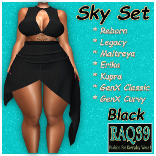 [R39] Sky Set-Black