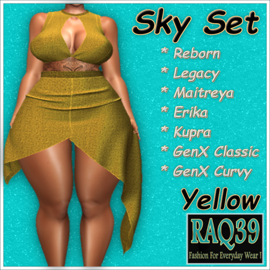 [R39] Sky Set-Yellow