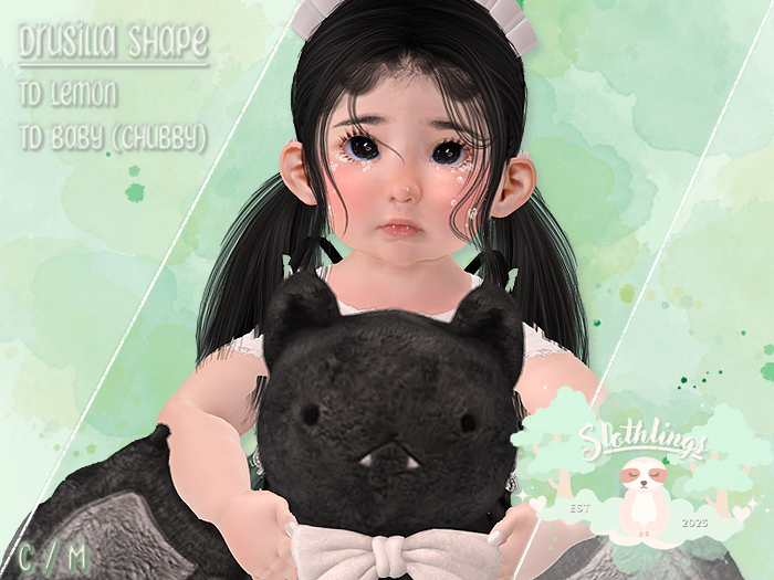 { Slothlings } Drusilla Shape - TD Lemon