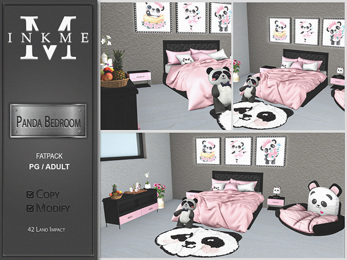 ::InkMe:: Panda Bedroom FATPACK