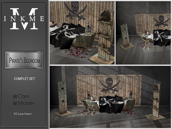 ::INkMe:: Pirate's Bedroom FATPACK