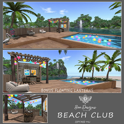 Bee Designs beach club