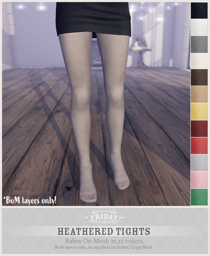 friday - Heathered Tights