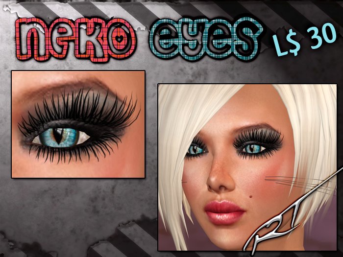 ~ Turquoise / Blue ~ Neko Eyes HQ by Ruca Tease -- \(-_-)/ -- 