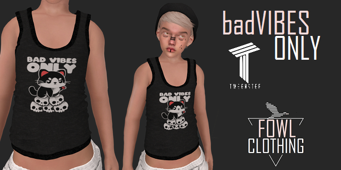 FOWL Clothing -TWEENSTER Tank// badvibesONLY