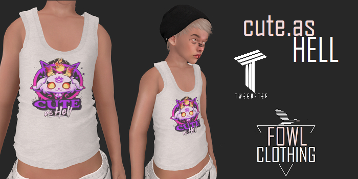 FOWL Clothing -TWEENSTER Tank// CUTEASHELL