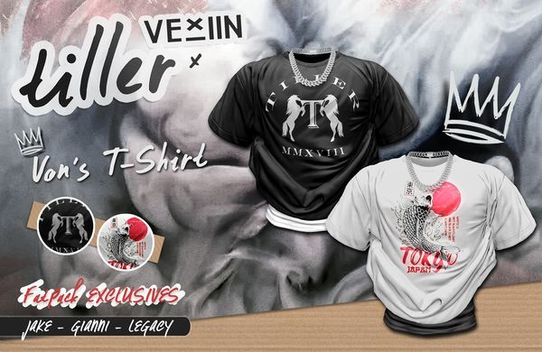 Tiller x Vexiin // Von's T-Shirt (FATPACK)