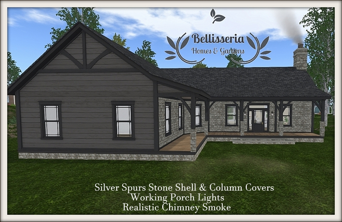 BH&G Silver Spurs/Ridge Stone Shell & Column Covers Linden Home Addon