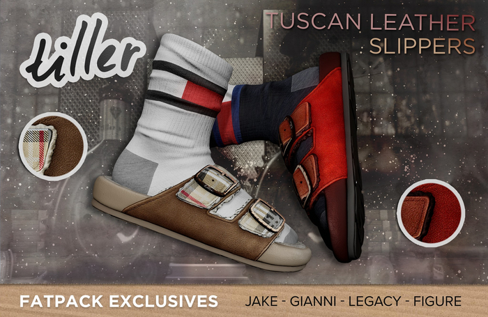 Tiller // Tuscan Leather Slippers (FATPACK)