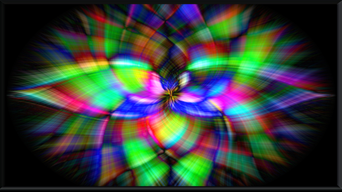 PM ART Flower Fractal in Psychedelic