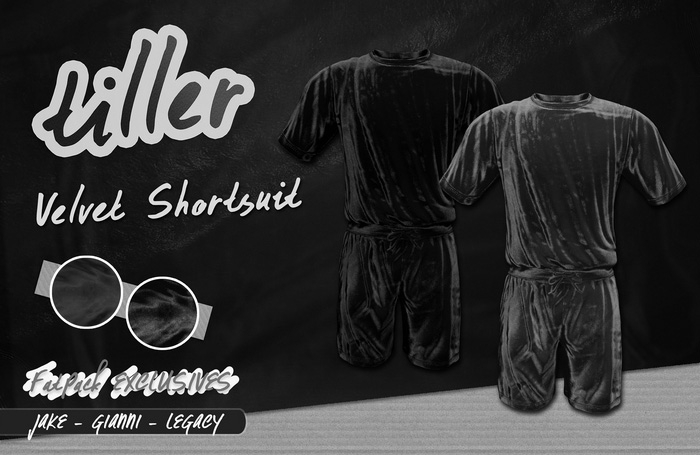 Tiller // Velvet Shortsuit (DEMO)