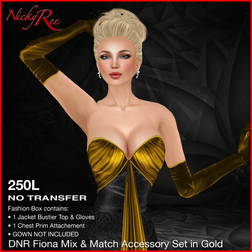 *DNR* Fiona Mix & Match Accessory Set in Gold