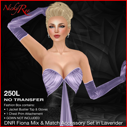 *DNR* Fiona Mix & Match Accessory Set in Lavender