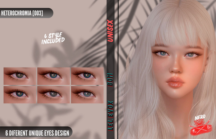 =Nero Lab=[Hetrochromia 003] Lel Evox [eyes]