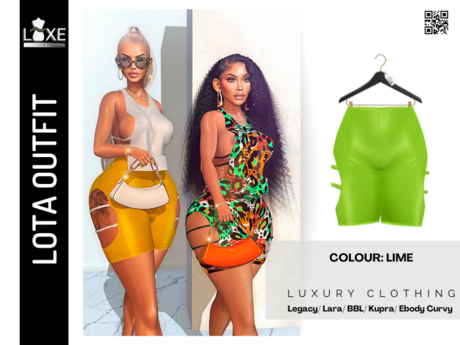 ROMEE shorts, lime main image 0