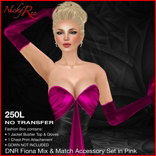 *DNR* Fiona Mix & Match Accessory Set in Pink