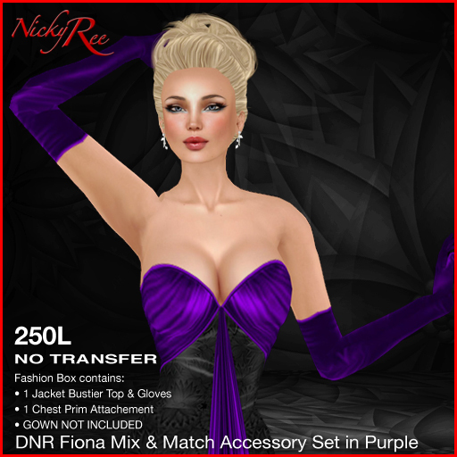 *DNR* Fiona Mix & Match Accessory Set in Purple