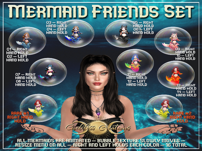 )O( GC: Mermaid Friends Set-COPY FATPACK
