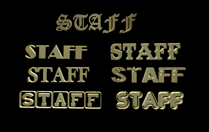 staff  text