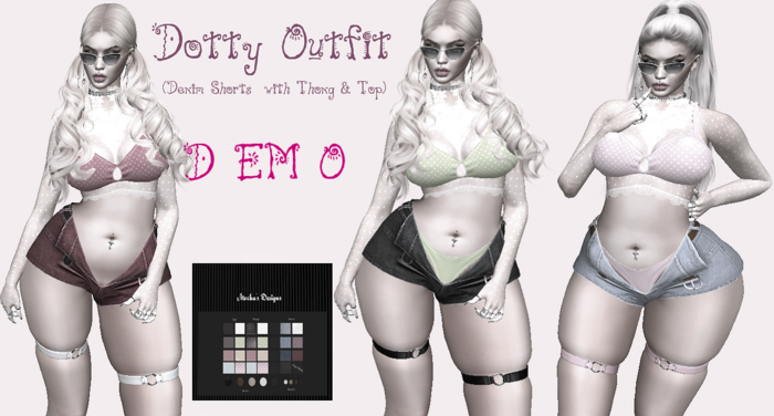 Mocha's Design Going Dotty Outfit & Hud DEMO