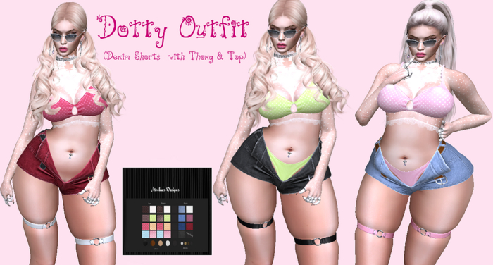 Mocha's Design Going Dotty Outfit & Hud