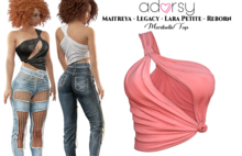 adorsy - Maribelle Top Coral - Maitreya/Legacy/Lara Petite/Reborn