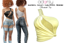 adorsy - Maribelle Top Yellow - Maitreya/Legacy/Lara Petite/Reborn