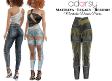 adorsy - Maribelle Denim Pants Black - Maitreya/Legacy/Lara Petite/Reborn