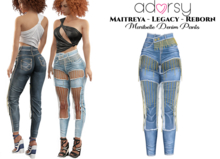 adorsy - Maribelle Denim Pants Blue - Maitreya/Legacy/Lara Petite/Reborn