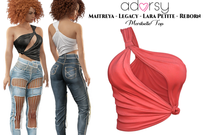 adorsy - Maribelle Top Red - Maitreya/Legacy/Lara Petite/Reborn