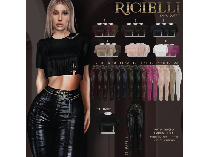 7. Ricielli - Kaya Outfit / Legacy