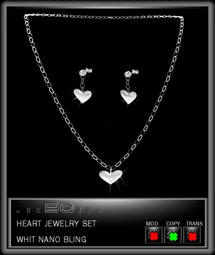 .::BeautyCode::. Heart Jewelry Set