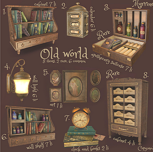 3. Myrrine. Old world apothecary suitcase RARE