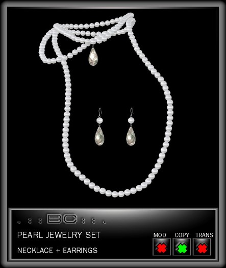 .::BeautyCode::. Pearl Jewelry Set