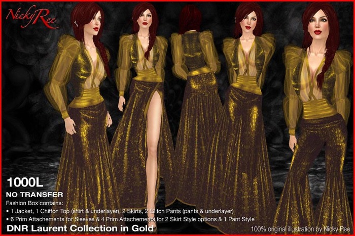 *DNR* Laurent Collection in Gold