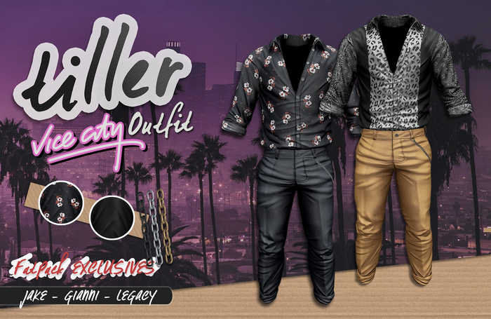 Tiller // Vice City Outfit (FATPACK)