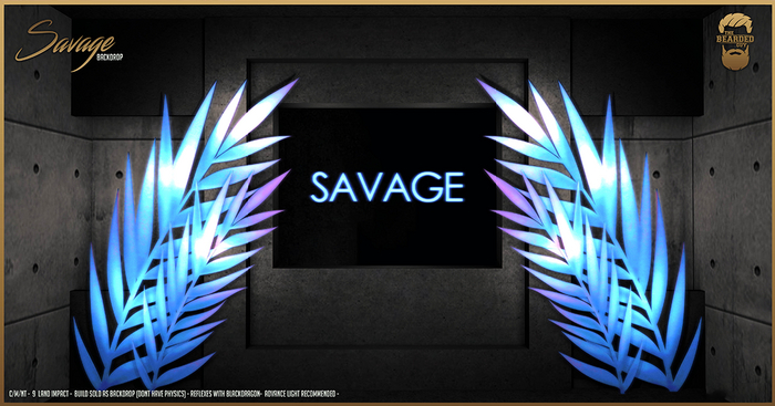 Savage Midnight Backdrop - The Bearded Guy