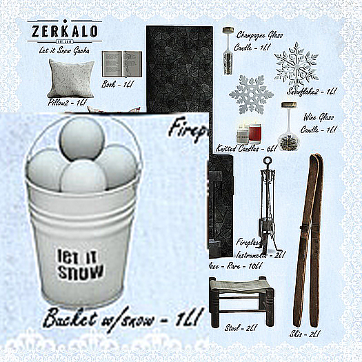 [ zerkalo ] Let it Snow - Bucket w/snow