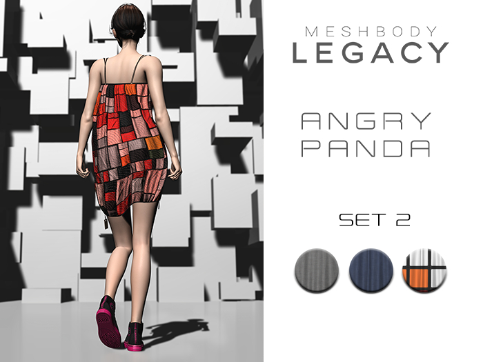 2faces - Angry Panda dress - Legacy - set 2