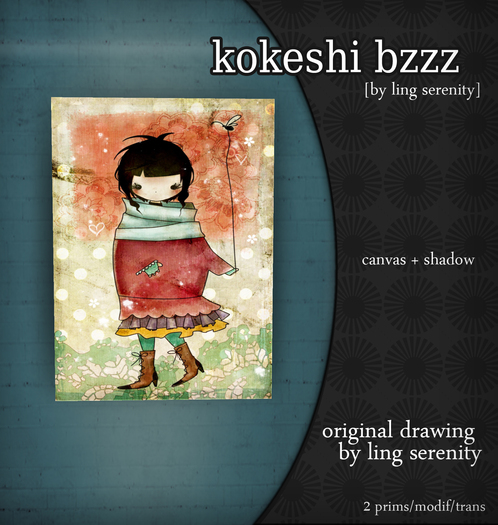 kokeshi bzzz by Ling Serenity