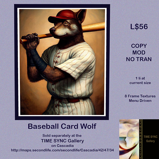 Baseball Card Wolf