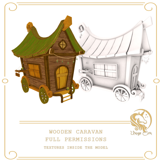 Full Perm Wooden Caravan