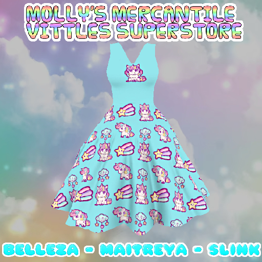 MMVS  CLOTHING - Unicorn Blue