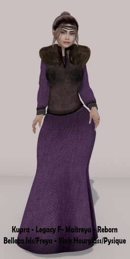 !!! Revna  !!!390a Purple Medieval